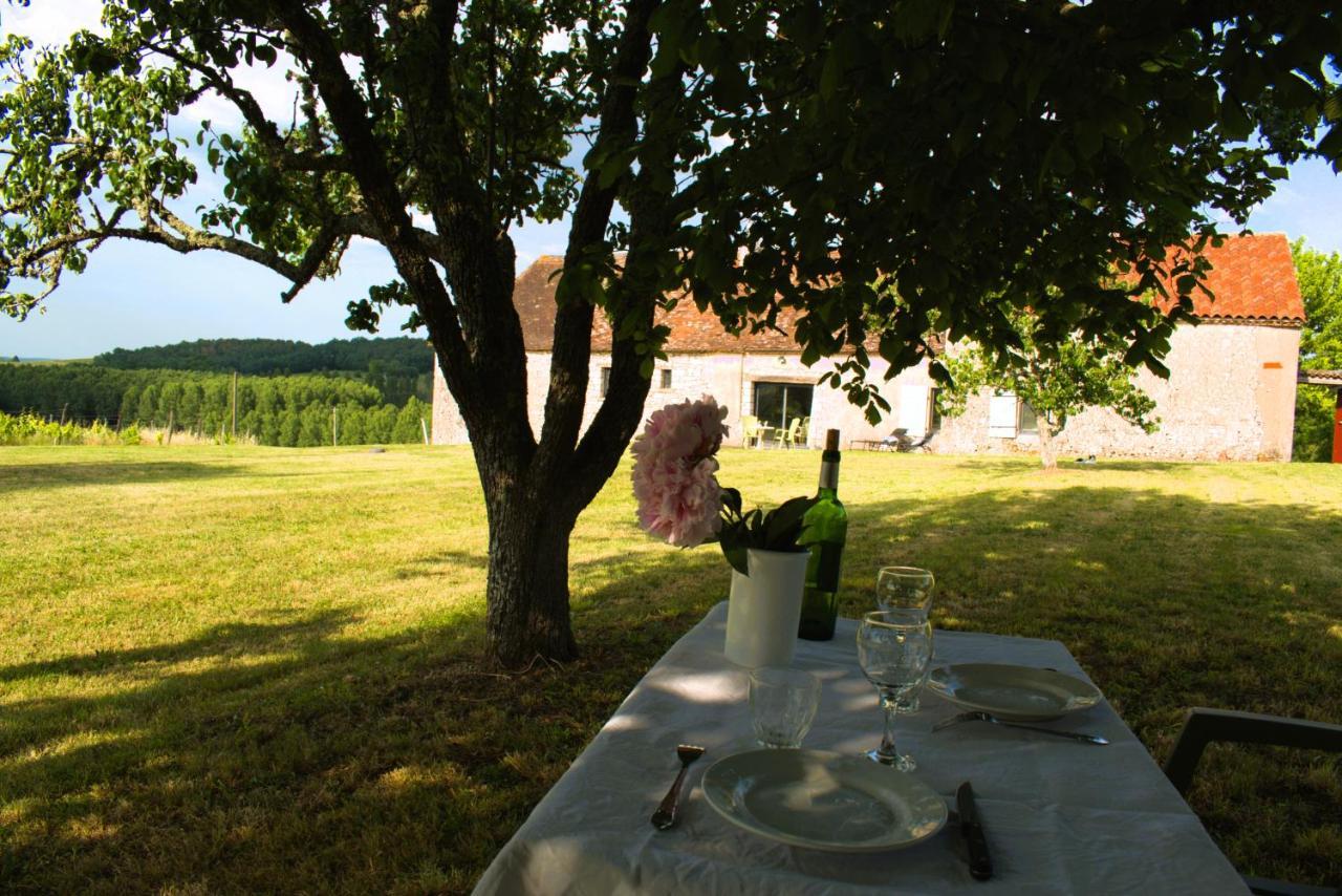 Perigourdine Avec Spa Et Vue Pomport Εξωτερικό φωτογραφία