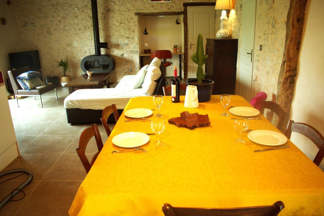 Perigourdine Avec Spa Et Vue Pomport Εξωτερικό φωτογραφία