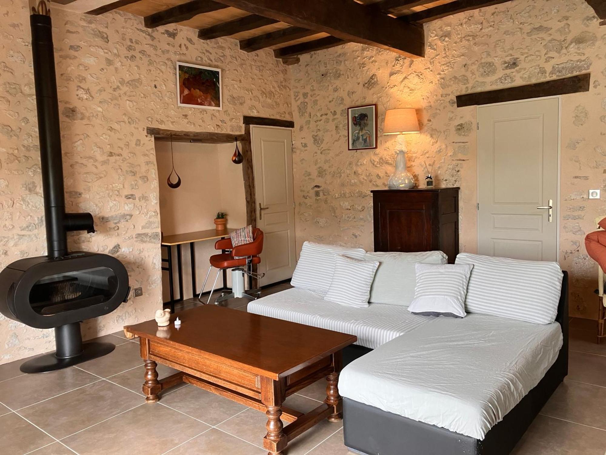 Perigourdine Avec Spa Et Vue Pomport Εξωτερικό φωτογραφία